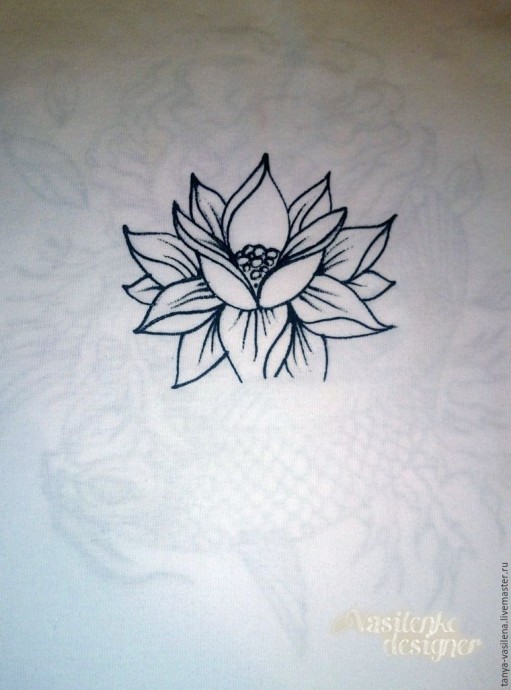 Декорируем футболку "Легкий бриз" стразами Swarovski: часть 1