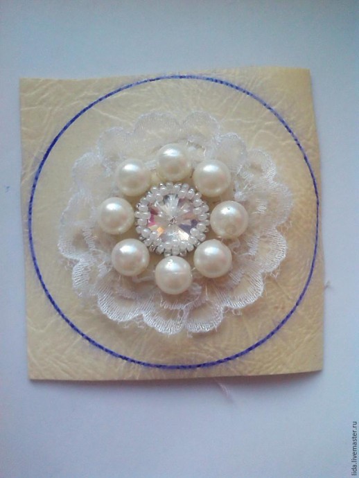 ​Делаем романтичную брошь "Грезы": часть 1