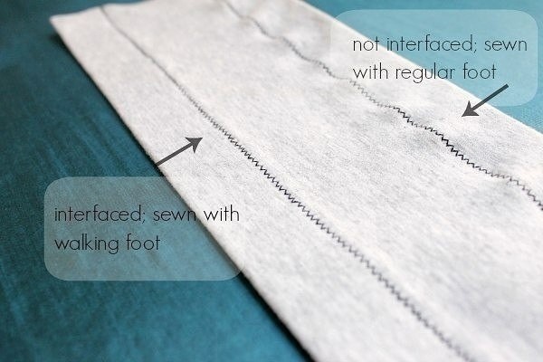 ​Как подшить трикотажное полотно