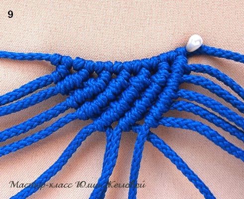 Плетём шарик в технике макраме