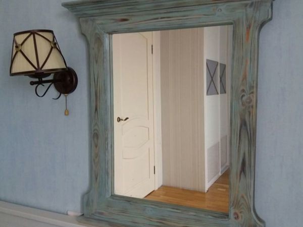 Декорируем зеркало при помощи воска и верненских красок Декорируем зеркало при помощи воска и верненских красок
