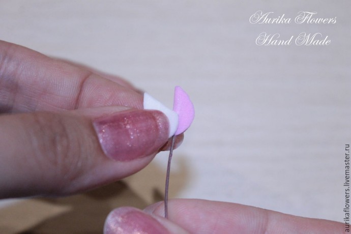 ​Как сделать люпин из иранского фоамирана: часть 2