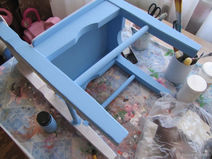 Мастерим необычный детский стульчик-развивалку