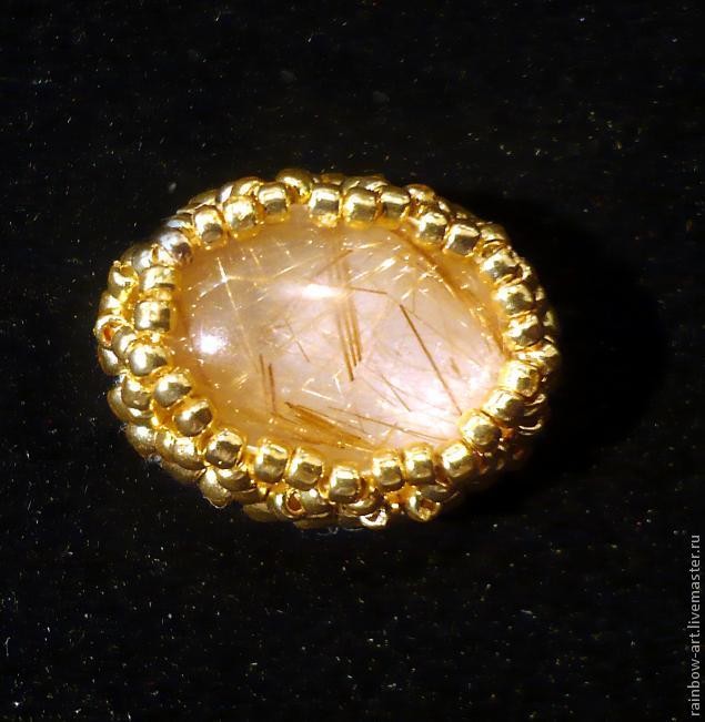 Вышиваем колье-кулон "Imagine": часть 1 Вышиваем колье-кулон "Imagine": часть 1