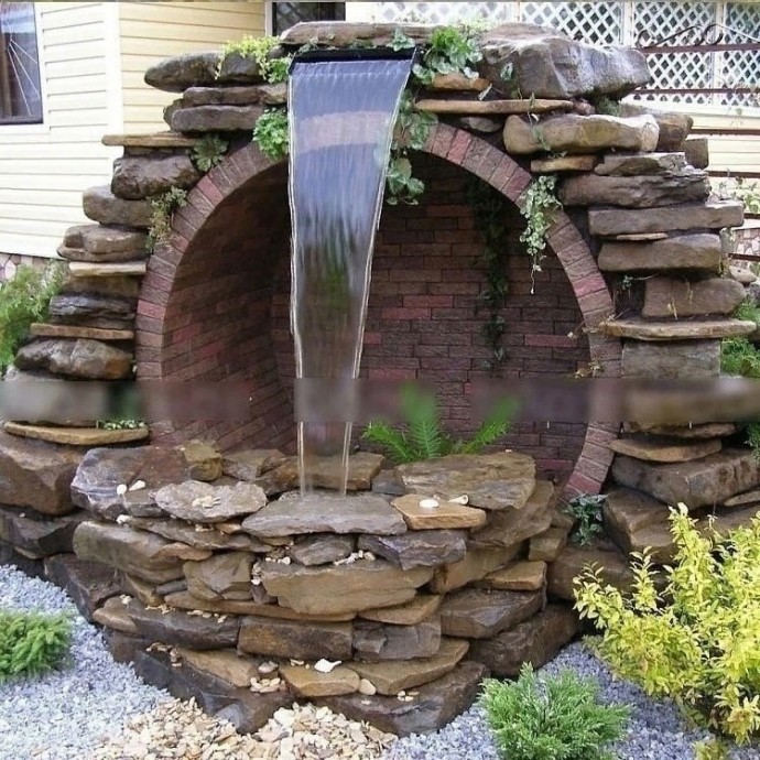 ​Оформляем водопады в саду