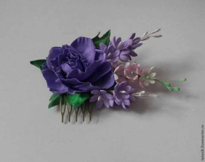​Создаем миниатюрные цветы из фоамирана: часть 3