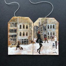 Творчество на чайных пакетиках