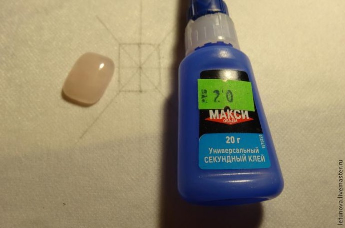 ​Брошь из бисера и лент: часть 1