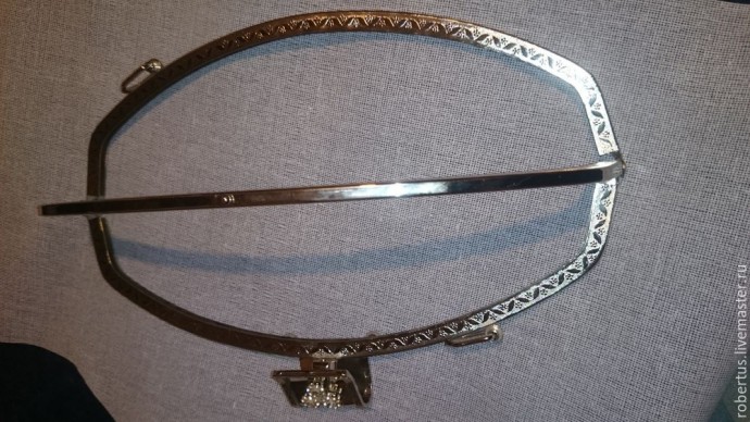 Как сделать сумку с двойным фермуаром: мастер-класс