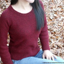 ​Простой пуловер реглан на каждый день