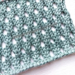 Стильный лаконичный узор спицами