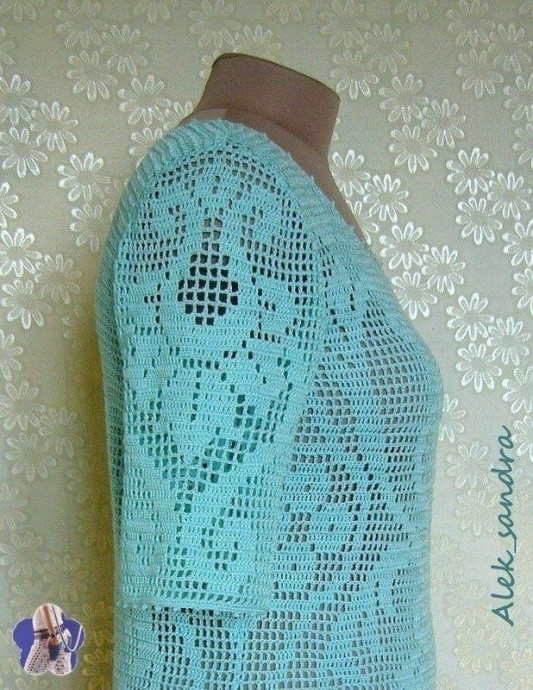 Ажурная кофточка Ажурная кофточка