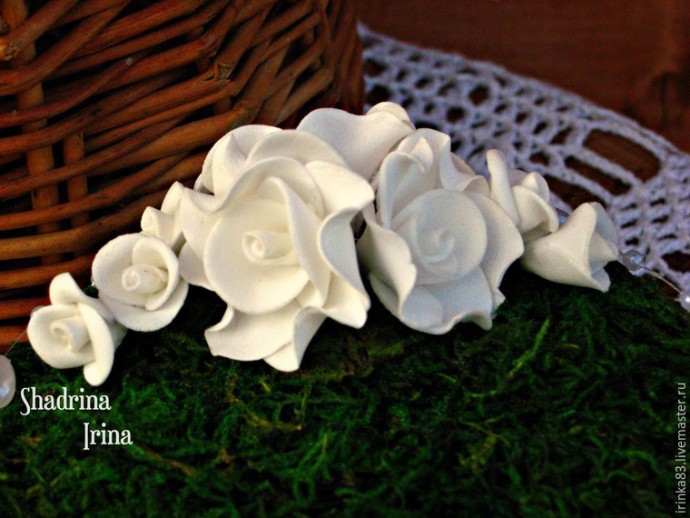 Делаем оригинальную подушечку для обручальных колец с применением природных материалов