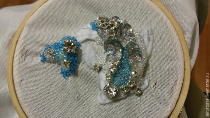 Создаем брошь "Дельфин Атлантиды"