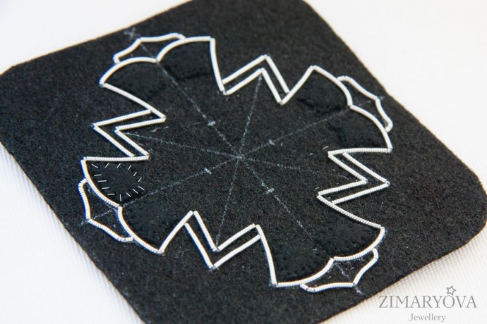 ​Создаем брошь-орден "Primavera": часть 1