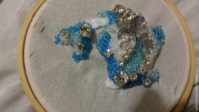 Создаем брошь "Дельфин Атлантиды"