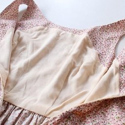 ​Обработка лифа платья подкладкой с обтачкой