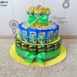 ​Торт-угощение в детский сад: мастер-класс