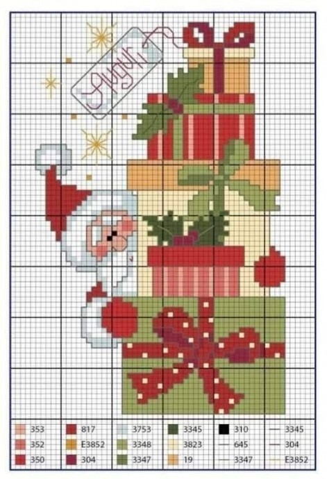 ​Вышиваем зимние картины: часть 2