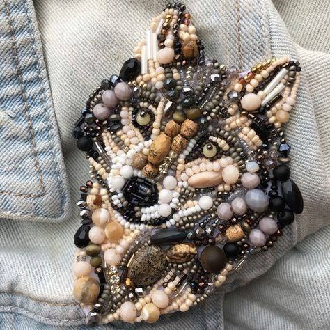 Броши из бисера