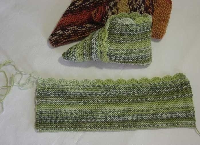 Прямоугольные тапочки