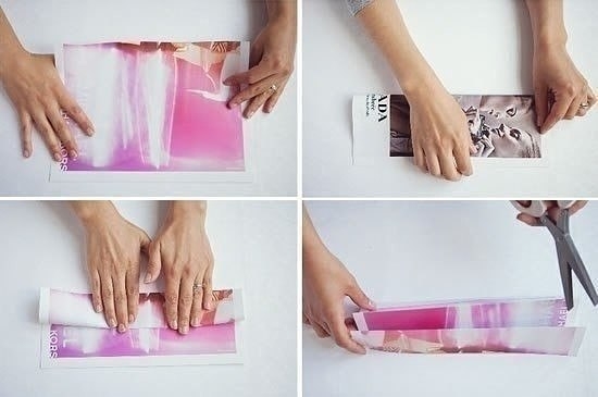 Не выбрасывайте старые журналы, из них получаются очень яркие и красивые цветочки!