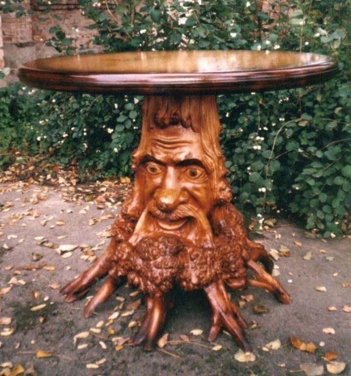 Шедевры из коряг и пней!