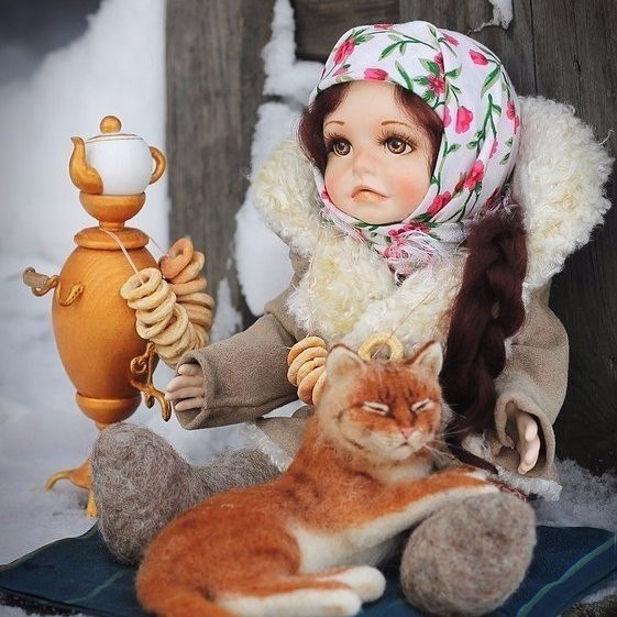 Куклы из русской деревни от Ирины Щербаковой