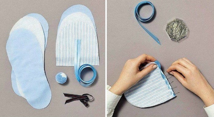 КАК СШИТЬ ДОМАШНИЕ ТАПОЧКИ