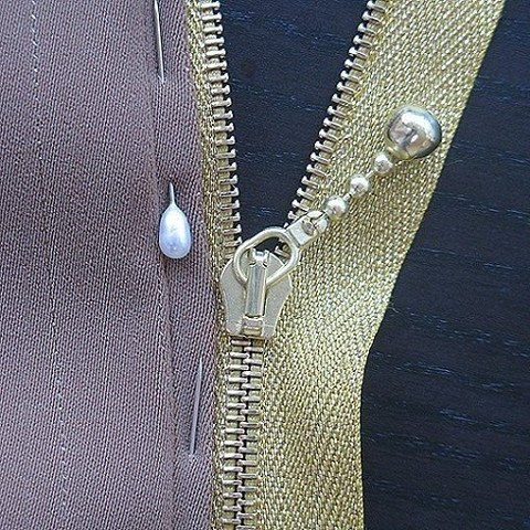 Как вшить молнию