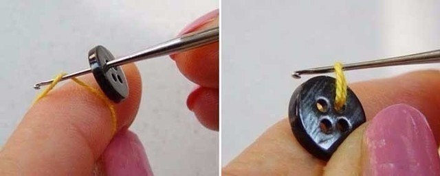 Интересная идея обвязки пуговиц