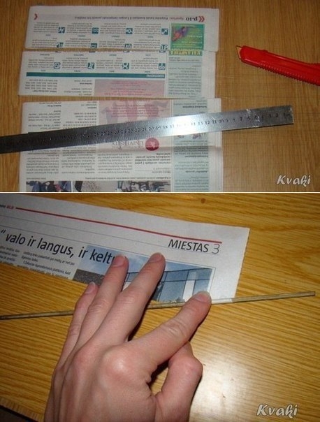 Плетение из газет. Как крутить трубочки и оплетать коробку.