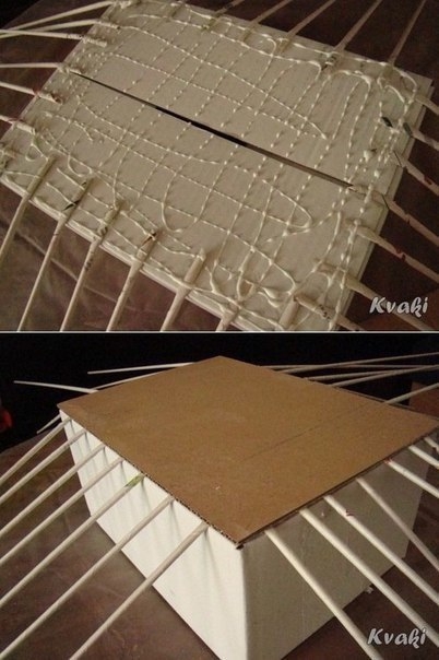 Плетение из газет. Как крутить трубочки и оплетать коробку.