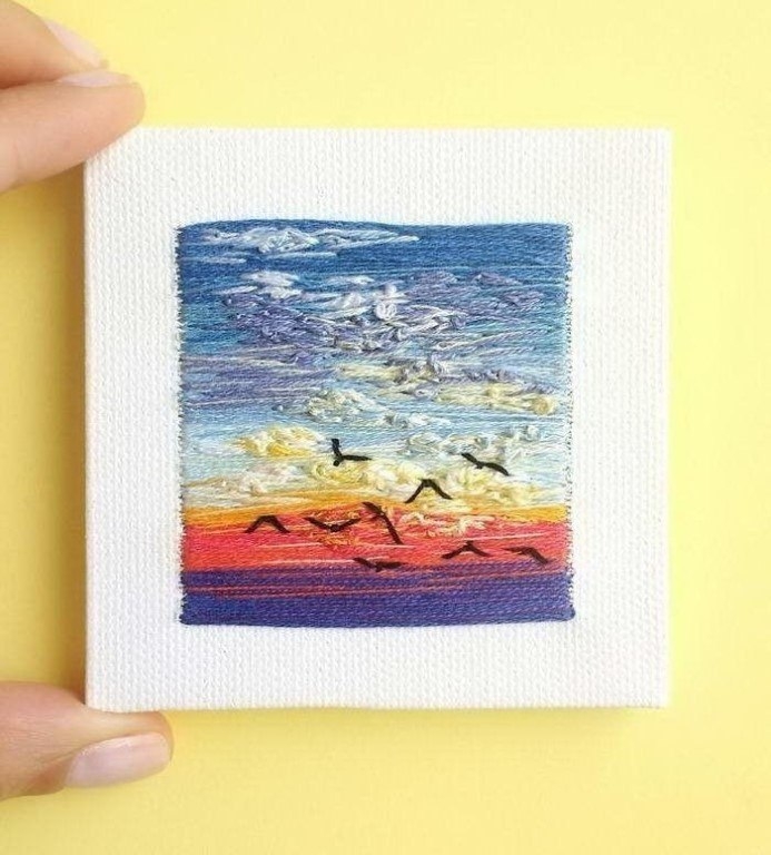 Маленькие вышитые шедевры