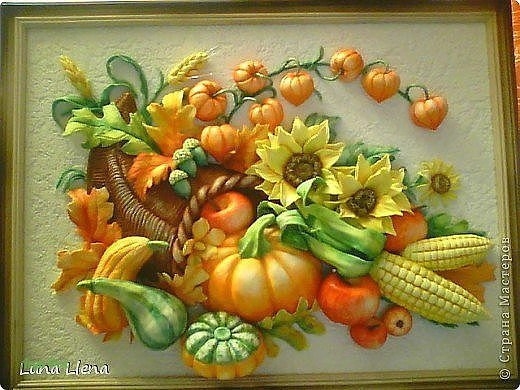 Картины и панно из соленого теста