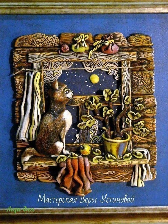 Картины и панно из соленого теста