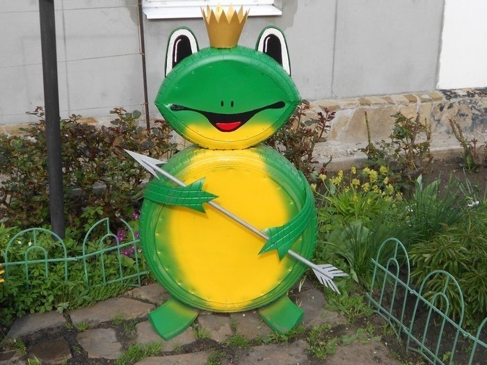 Шины в умелых руках. Позитивные идеи для двора или дачи.