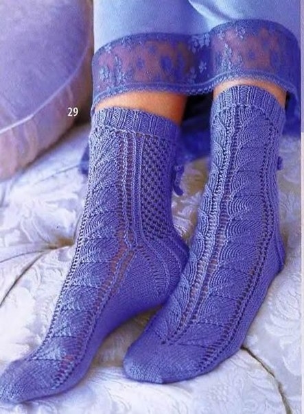 Ажурные носки. Ажурные носки.