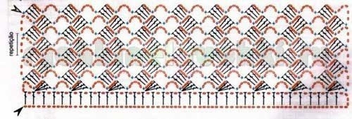 Ажурный шарф.