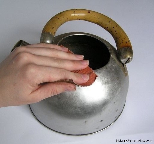 Идея декора старого чайника Идея декора старого чайника