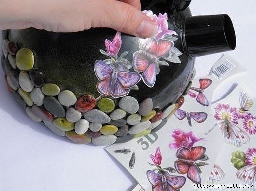 Идея декора старого чайника Идея декора старого чайника