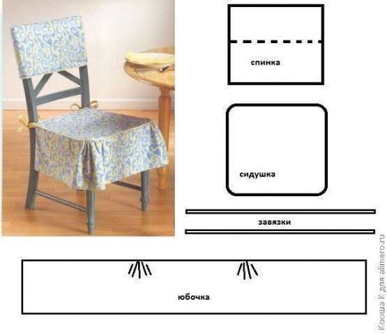 Шьем чехлы на стулья. От идеи к результату!