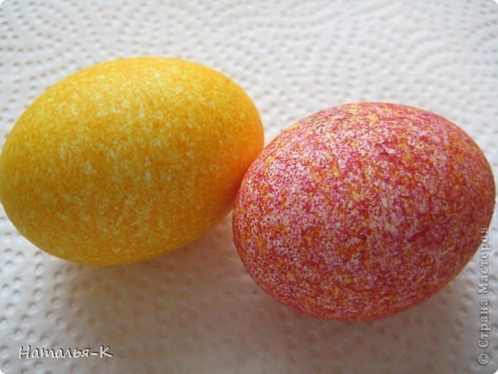 Покраска яиц рисом за пару минут. Красиво и необычно! Покраска яиц рисом за пару минут. Красиво и необычно!