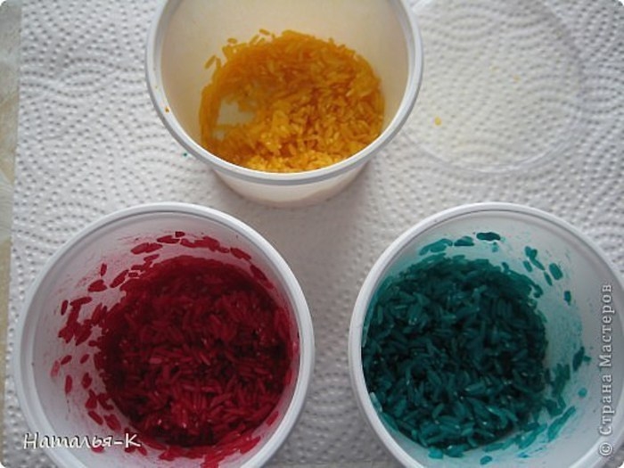 Покраска яиц рисом за пару минут. Красиво и необычно! Покраска яиц рисом за пару минут. Красиво и необычно!