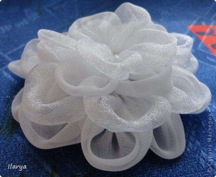 Пышный цветок. Мастер-класс