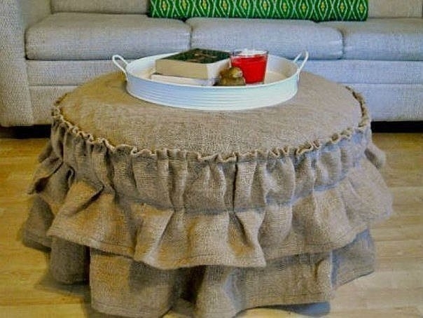 Идеи для декора из мешковины