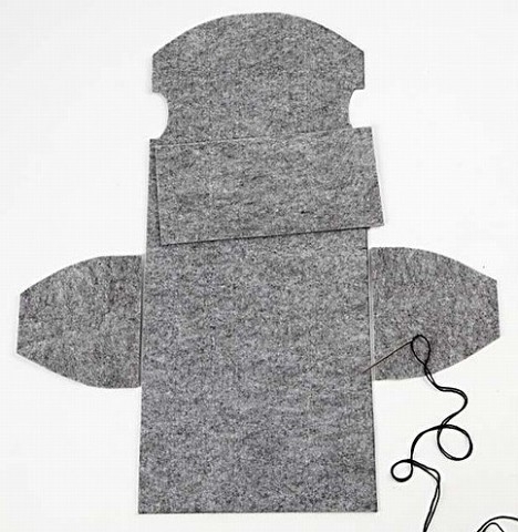 Шьем сумочку из сукна