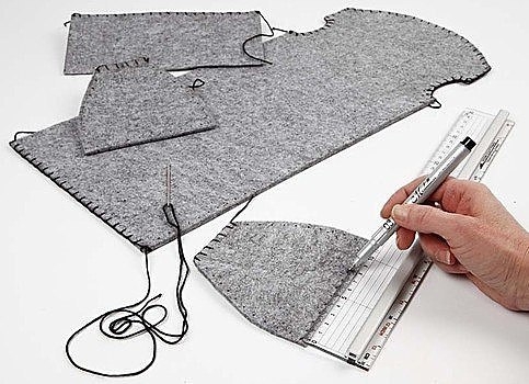 Шьем сумочку из сукна