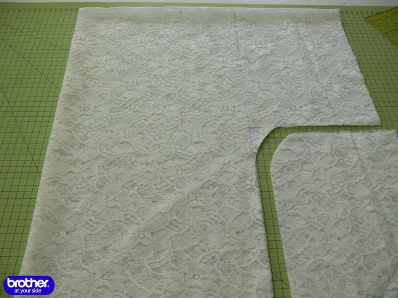 Шьем кружевной халатик