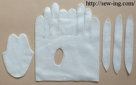 Шьем перчатки